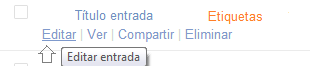 Editar entrada Blogger