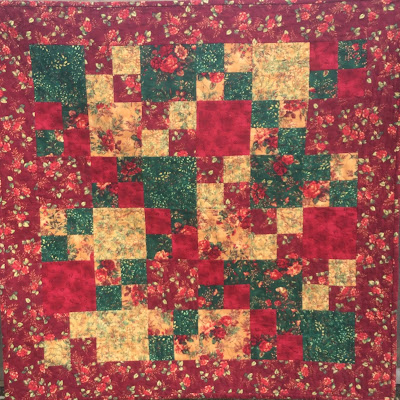 A small, easy to make quilt. Free pattern.