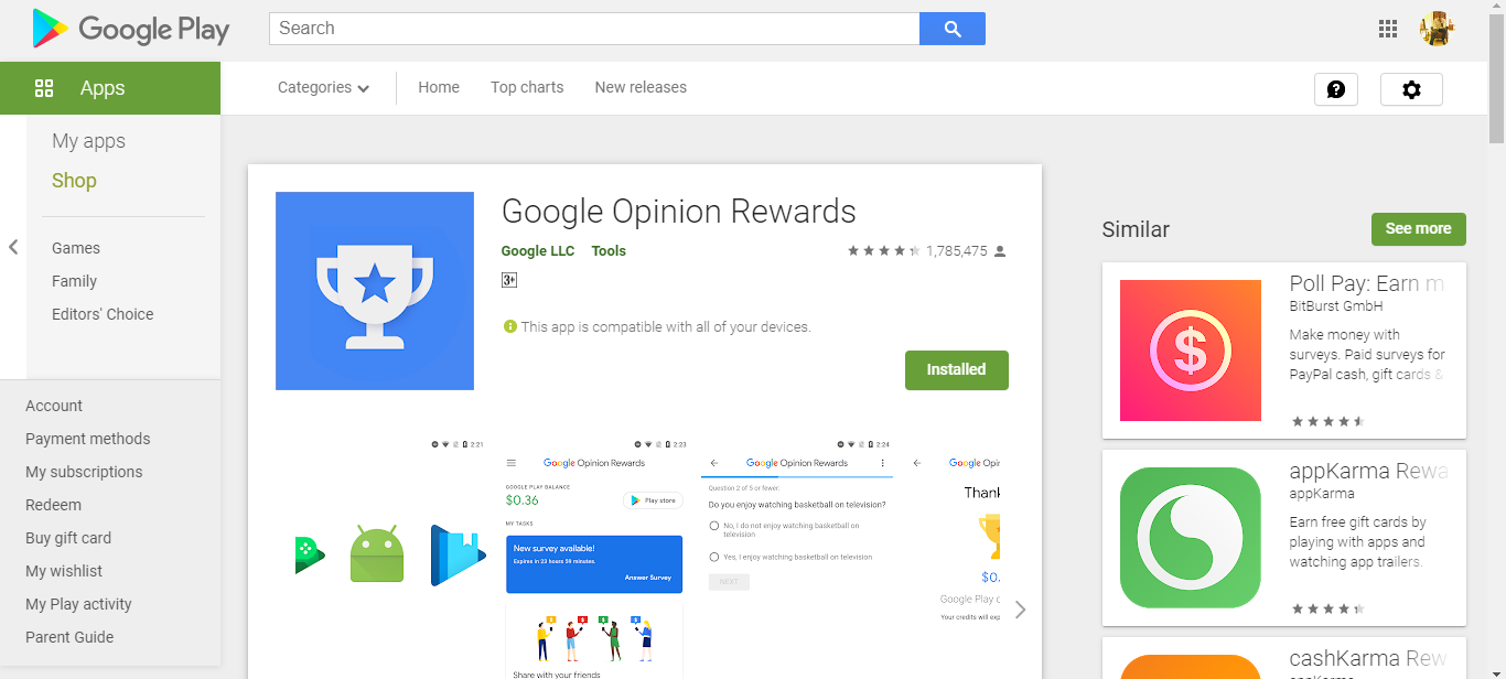 57 Top Images Google Rewards App How To Get More Surveys / Tip Google Opinion Rewards Can Be Spent On Youtube Premium Google One Stadia Games And More