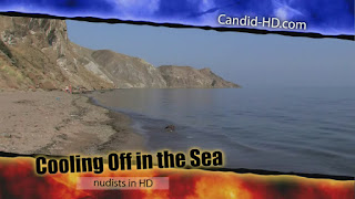 Candid-HD. Cooling Off in the Sea. Part-1.