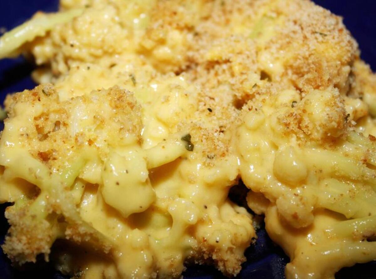 Glorious Baked Cheese Cauliflower