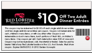 red lobster coupons 2018