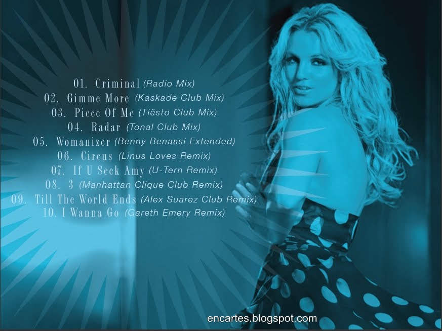 EncarteBritney SpearsB In The MixThe Remixes Vol