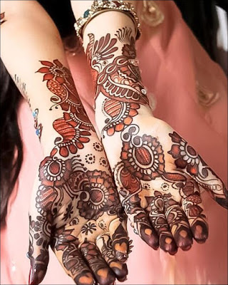 Shaded Pakistani Mehendi Design