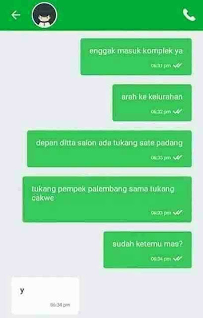 11 Chat Kocak 'Driver Ojek Online dengan Pelanggan' Ini Bikin Ketawa Ngakak