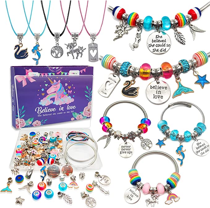 Klmars Charm Bracelet Making Kit,Jewelry Making Supplies