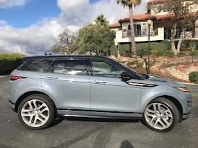 Side view of 2020 Range Rover Evoque