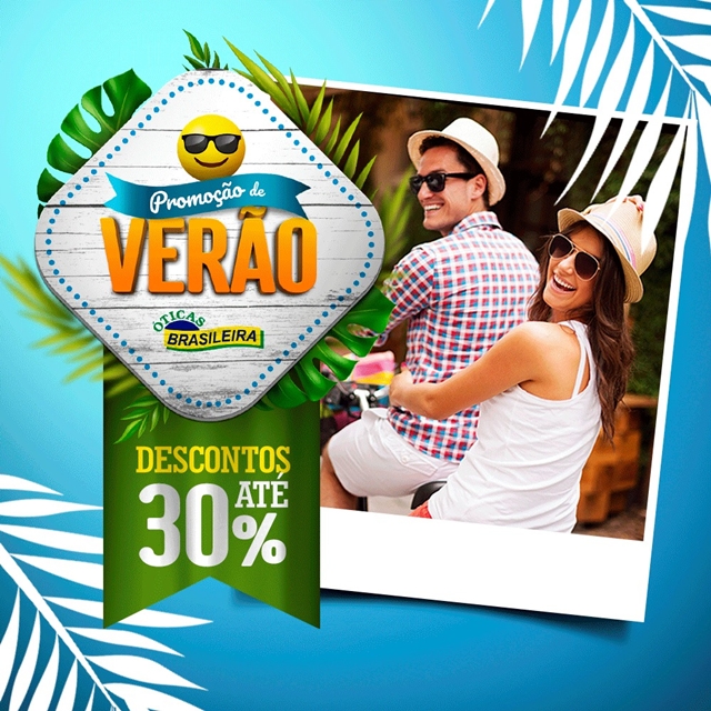 Aproveite a "Promoção de Verão" das Óticas Brasileira em Cocal-PI