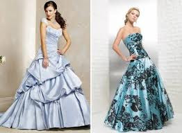 2013 Blue Wedding Dresses Photos