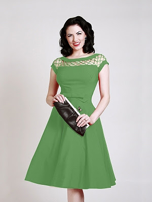 Green Alika Circle Dress by Bettie Page 8999