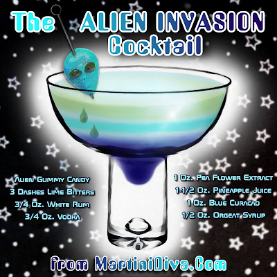 Alien Invasion Cocktail Recipe with Ingredients & instructions