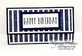 Nigezza Creates with Stampin Up Come Sail Away making a Masculine Money Gift Wallet