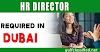 HR Director Required in Dubai