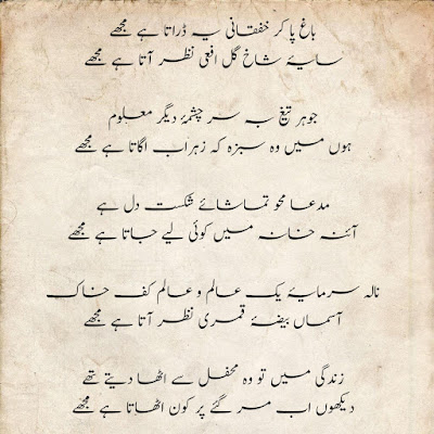 Mirza Ghalib Urdu Ghazal