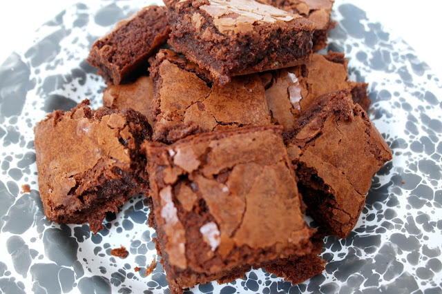 Sea Salt Chocolate Brownies by What Laura did Next