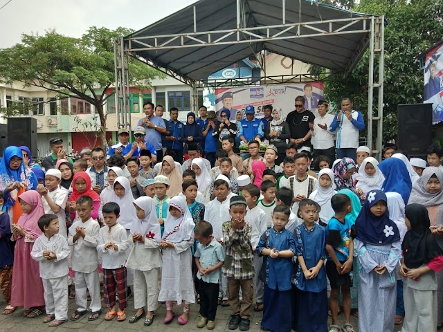 DPC Partai Demokrat Depok Santuni Puluhan Anak Yatim