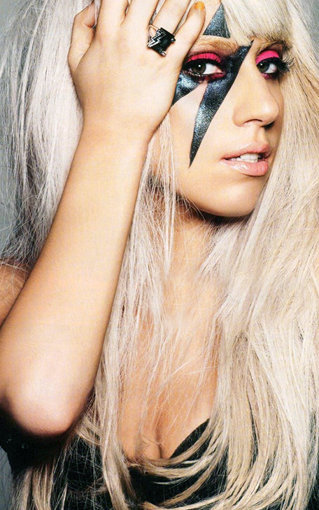 lady gaga poker face makeup. gagas poker face makeup