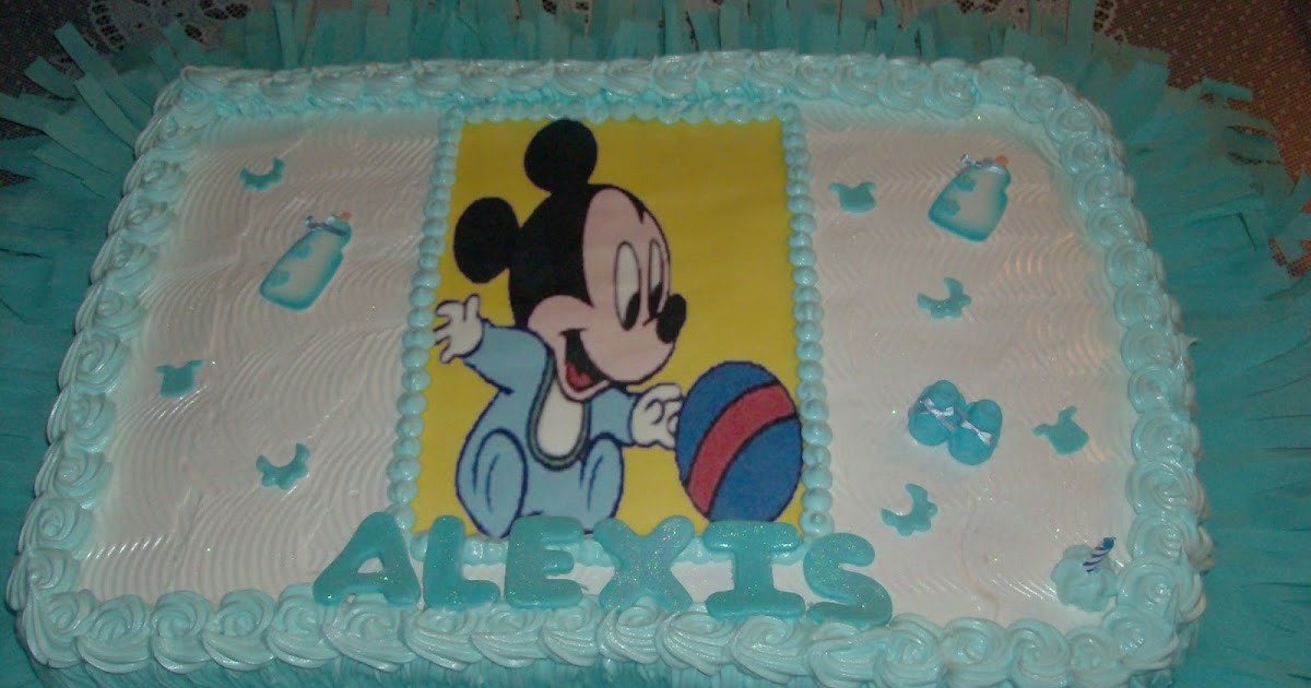 25 Crema Pastel De Mickey Bebe 1 Ano Fonddecranxhr