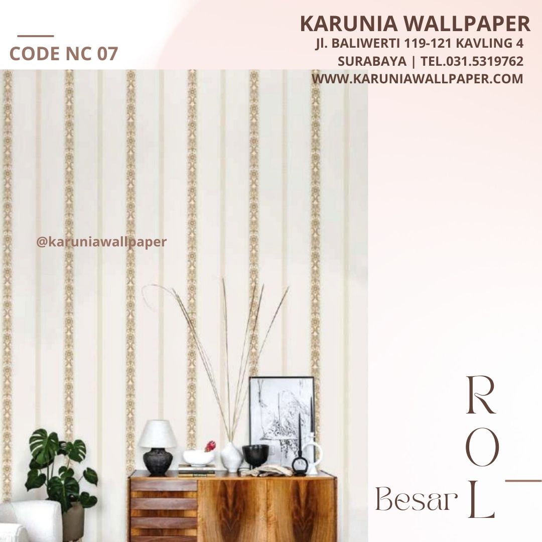 jual wallpaper dinding batik garis