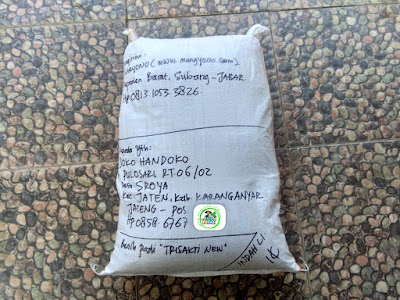 Benih pesanan JOKO HANDOKO Karanganyar, Jateng.   (Setelah Packing) 