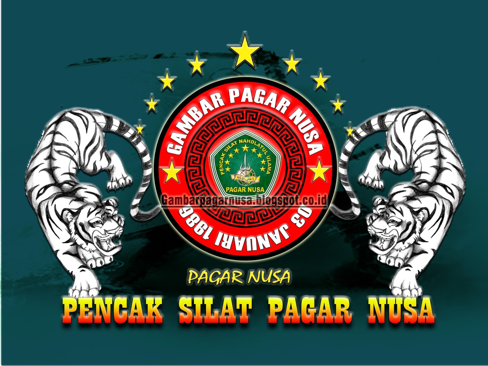  Gambar  Pagar  Nusa  Harimau Badak Banten GAMBAR  PAGAR  