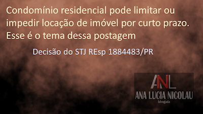 Condomínio residencial pode limitar ou impedir locação