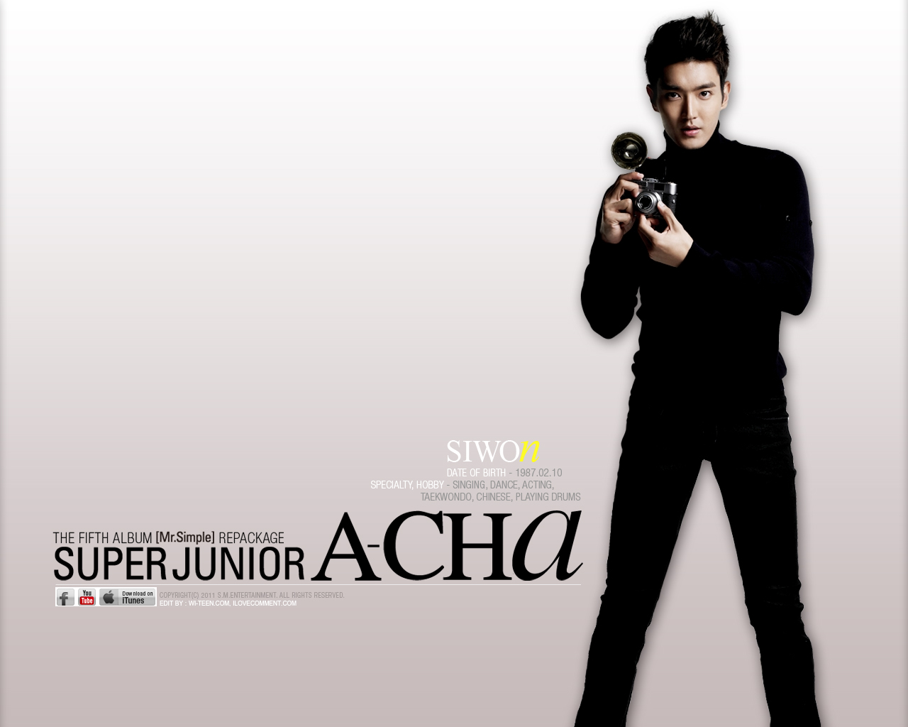 ata super junior s siwon wallpaper siwon wallpaper sweet pumpkins