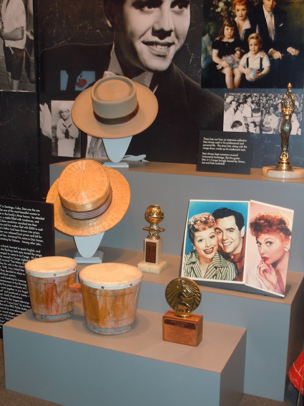 Desi Arnaz hats and conga drum