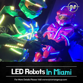 LED Robots In Miami