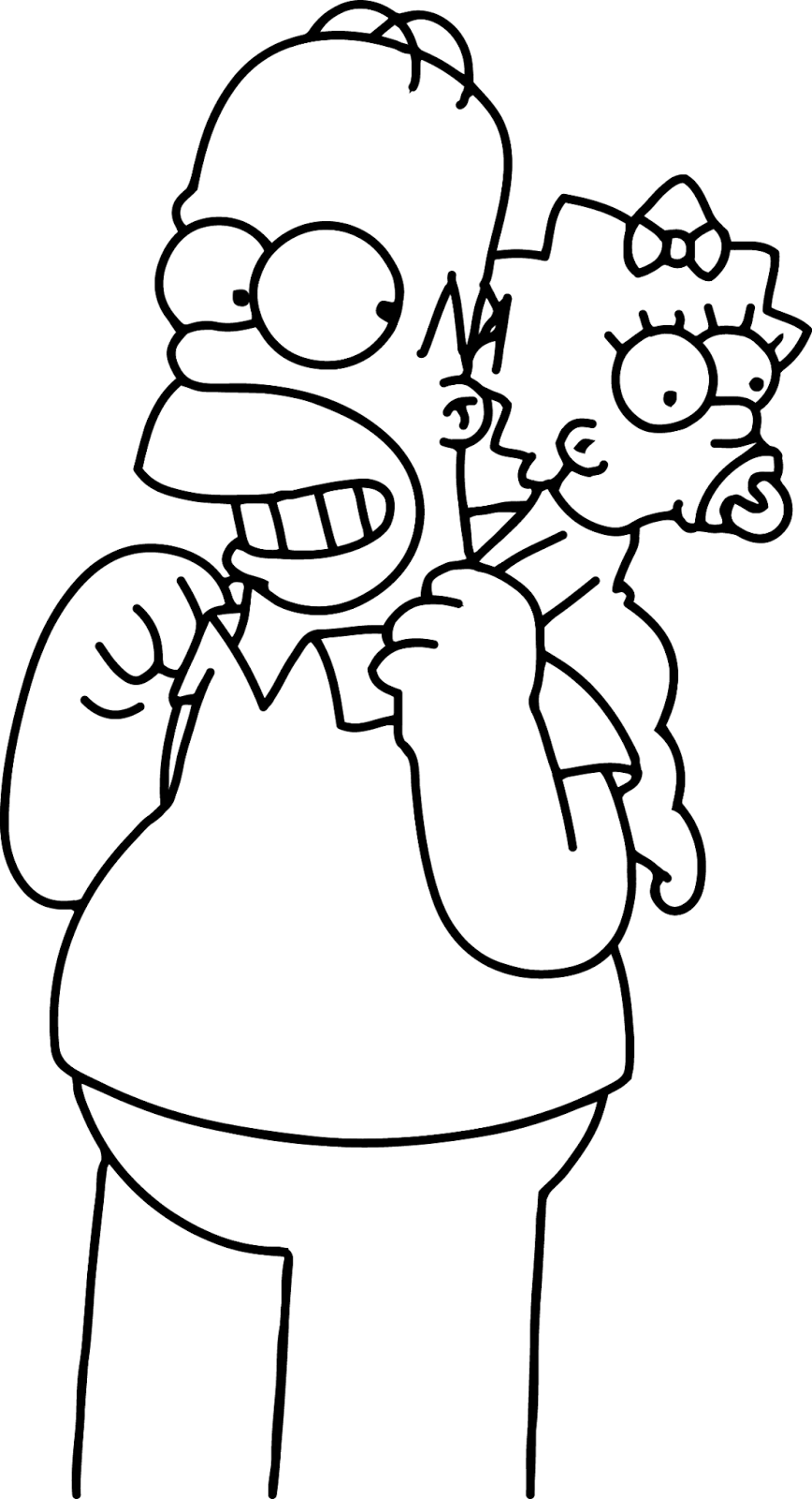 Download Maggie Simpson Pages Coloring Pages