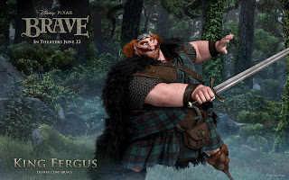 Brave Movie Character King Fergus HD Wallpaper