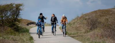 Texel mit Fahrrad