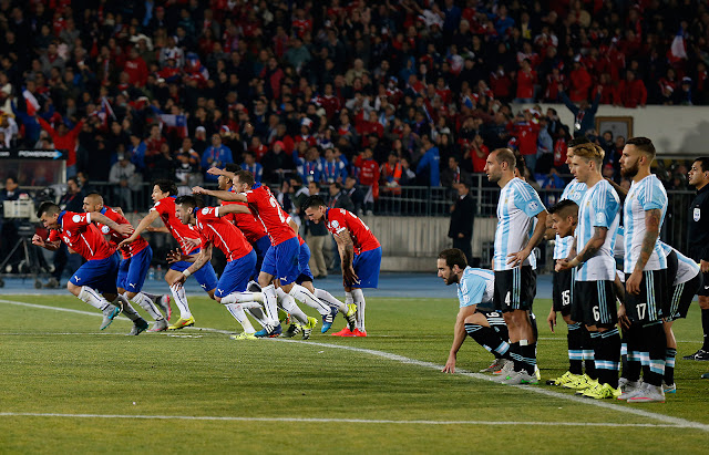 Chile y Argentina en Copa América 2015, 4 de julio