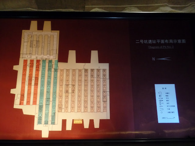 qin shi huang terracotta army warrior horse pit 2 map