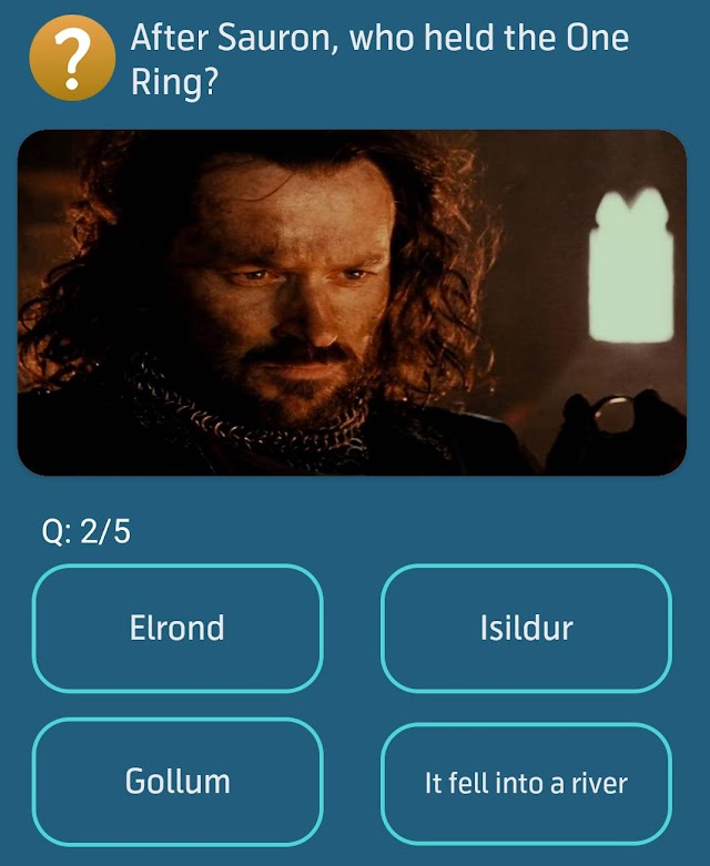 After Sauron who held the One Ring?