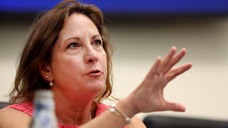 Retired teacher Kathleen Beckman, a candidate for Clearwater City Council's Seat 3, participates in a forum last month. On Thursday, a Republican-backed PAC issued a misleading robocall describing Beckman's recent endorsement from a group of Scientologists by making it appear the call came from the Scientologists. [DOUGLAS R. CLIFFORD | Times]