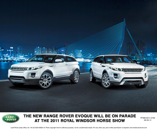 The Range Rover Evoque to appear at Royal Windsor Horse Show Evoque Coupe 