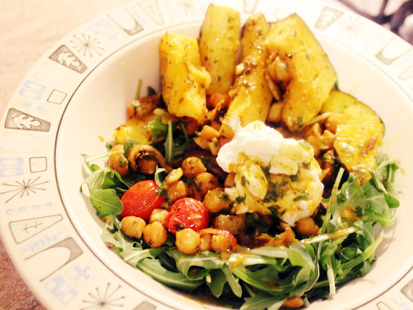 A recipe that came looking for me (Roasted Squash With Turmeric-Ginger Chickpeas)