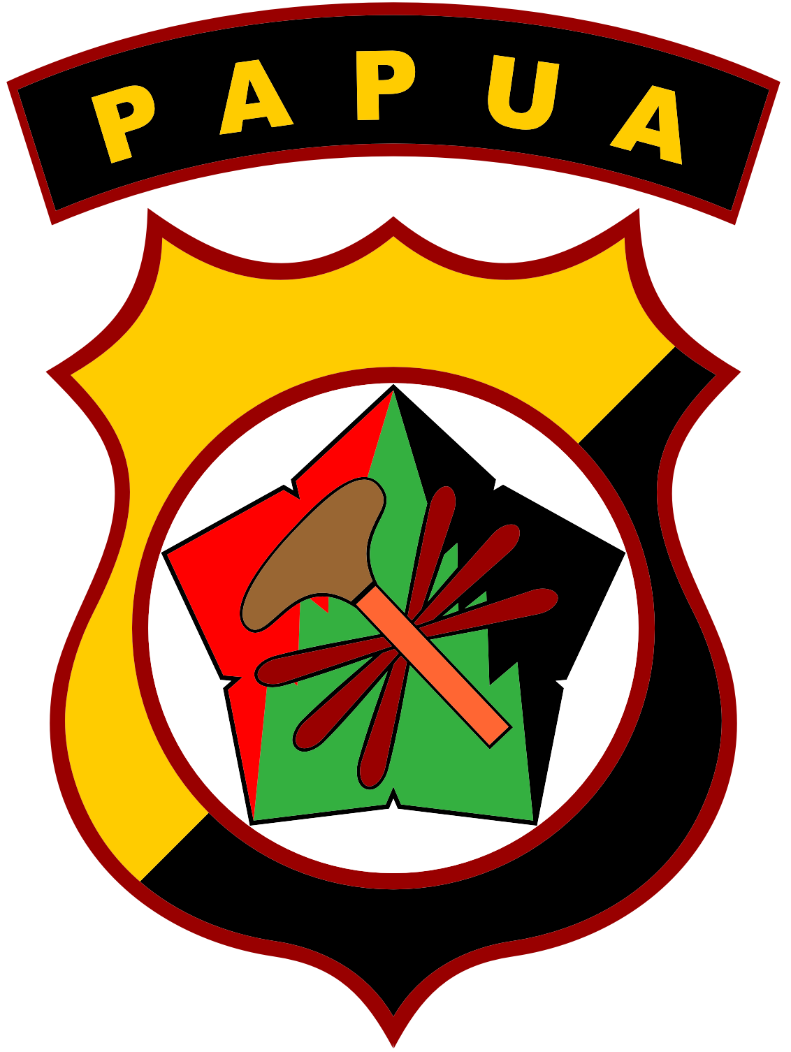 Logo Polda Papua Kumpulan Logo Lambang Indonesia