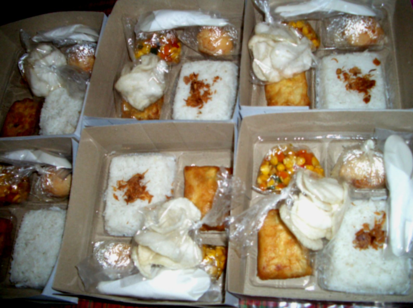 DAPUR MOMMY Dkay Pesanan Nasi  Box Snack Paket Hemat 