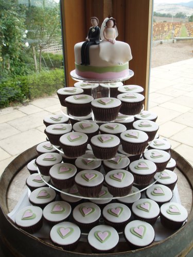 Delicious Wedding Cake Cupcakes Designs Ideas