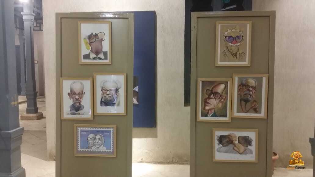 Inauguration of the exhibition "Naguib Mahfouz in the eyes of the caricature"
