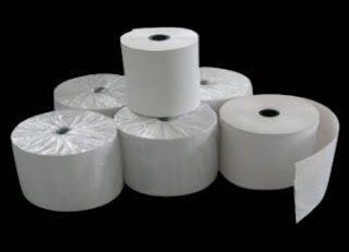 Thermal paper rolls for any receipt printer via a cash register or POS system