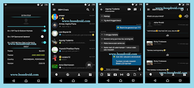 BBM Mod Black V.3.0.0.18 Apk 