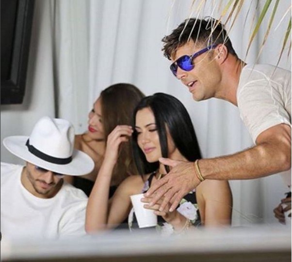 georgina mazzeo en video vente pa ca ricky martin maluma