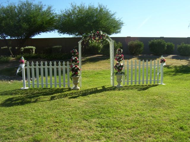 Beautiful Screened Backdrop for Wedding / Reception - 5 (Inver Grove