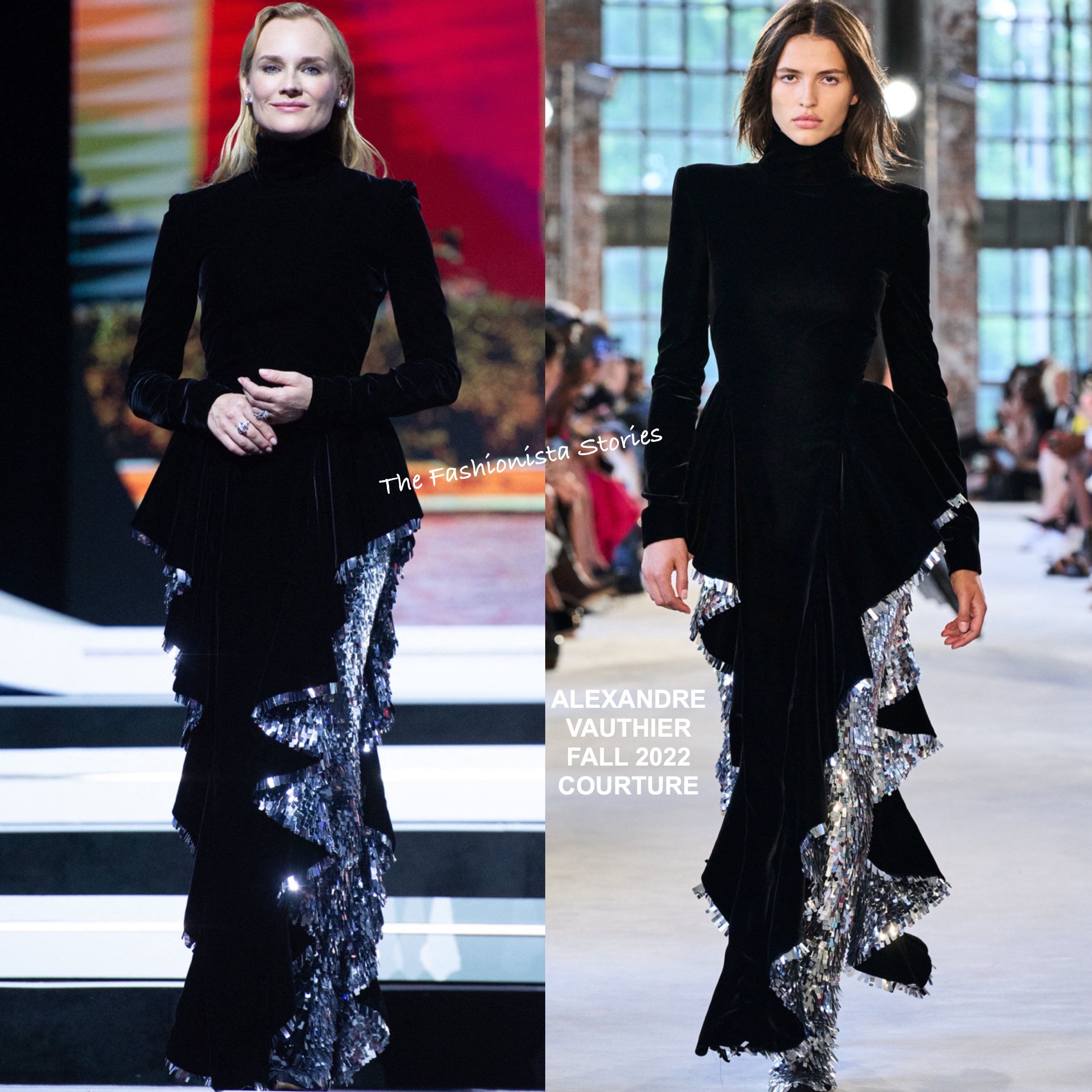 Diane Kruger in Alexandre Vauthier Couture at the 19th Marrakech  International Film Festival Opening Ceremony