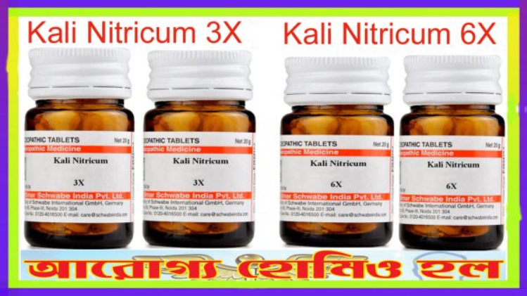 কালি নাইট্রিকাম (৩X-৬X)
