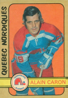 alain caron o-pee-chee hockey card quebec nordiques