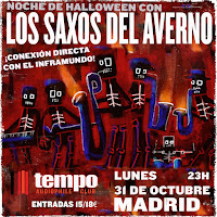 Concierto de Los Saxos del Averno en Tempo Audiophile Club